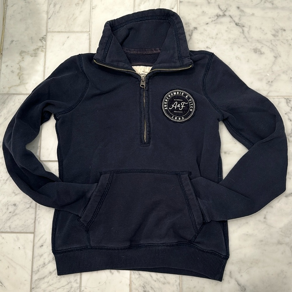 Abercrombie & Fitch Quarter Zip Sweatshirt